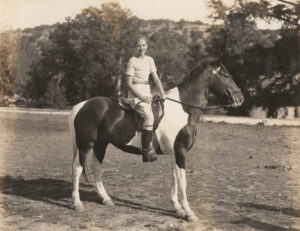 Dorothy Hood at Camp Waldermar, Hunt, Texas,1934